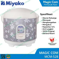 MIYAKO MCM528 Magic Com Memasak Nasi 3in1