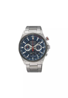 Seiko Seiko SSB407P Men's Chronograph Watch Silver Stainless Steel Strap - Tachymeter Quartz Watch