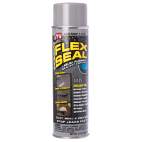 【特力屋】Flex Seal飛速防水填縫噴劑-標準罐396ml灰色