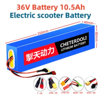 Electric Scooter Battery Pack 36V 10.5Ah Lithium Batteries Packs 600 Watt 20A BMS for FIIDO Electric Bike 10.5Ah Battery For D4S
