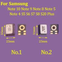 2pcs New Mic Speaker Receiver inner Microphone for Samsung Note 10 Note 9 Note 8 Note 5 4 S5 S6 S7 S8 S20 Plus Replacement Parts