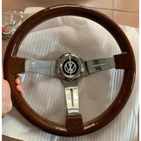 免運公司貨 汽車方向盤 大眾桑塔納普桑方向盤捷達志俊北斗星奧拓東風小康桃木實木方向盤 可開發票/快速出貨