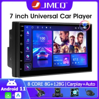 JMCQ 2din Android 11.0 Universal 7" Car Radio For Volkswagen Nissan Hyundai Toyota Honda Multimedia Video Player GPS Carplay