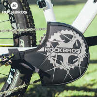 ROCKBROS Crankset Guard Cover Elastic Chainring Protective Cover For MTB Road Anti-Drop Bike Crankset Cover Bikes Accesorios
