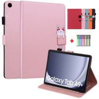 Tablet Wallet PU Leather Case for Samsung Galaxy Tab A9 Plus Case 11 Inch 2023 Shell for Samsung Galaxy Tab A9 Plus A9+ Cover