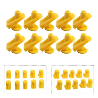 FOR Mercedes-Benz Smart Underbody Fastening Cladding Clips 10 Engine 450 451 Floor Guard K331 Parts Yellow Clips