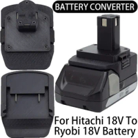 Battery Converter for Ryobi 18V Tools to Hitachi/Hikoki 18V Lithium Ion Battery Adapter Power Tool Accessories Tool drill
