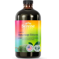 Soursop Bitters Liquid – Organic Herbal Detox with Black Seed Moringa & Ginger by Serene Herbs – Sup