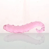 Factory Wholesale Borosilicate Pink Glass Dildo Sex Toys/Glass Dildo Toy/Dildo Glass Sex Toy for Husband and Wife