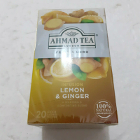 ahmad tea london fruit & herb infusion lemon & ginger isi 20