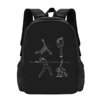 Yuzuru Hanyu | Sticker Pack Backpacks For School Teenagers Girls Travel Bags Ice Skating Japan Hanyu Yuzuru Birthday Ideas