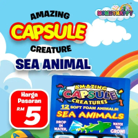 AMAZING CAPSULE CREATURE SEA ANIMAL (BIRU)