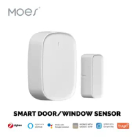 Tuya ZigBee Smart Window Door Gate Sensor Detector Smart Home Security Alarm System Smart Life Tuya App Remote Control Sensing