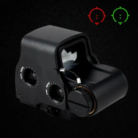 558 Red Green Dots Holographic Riflescope Outdoor Reflex Adjustable Rifle Sight Hunting Tactical Optics Scope