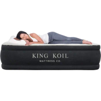 King Koil Luxury California King Air Mattress with Built-in High-Speed Patented Pump for Home, Camping &amp; Guests Bed