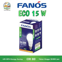 FANOS LAMPU LED BULB ECO SERIES AWET MURAH BERGARANSI CAHAYA PUTIH E27 (25W, 22W, 18W, 15W, 12W, 9W,