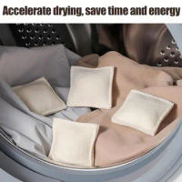 Laundry Dryer Balls Reusable Fabric Softener Lint Balls 3 PCS Square Downy Fabric Softener Ball Laundry Room Accessories