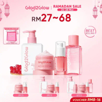 [Free Shipping] Glad2glow Brightening Set 2/3/4/5/6/7Pcs Aha Bha Pha Niacinamide Ceramide Facial Cre