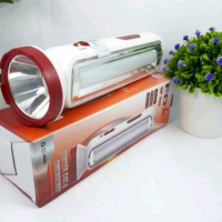 Senter Tangan Fox Geb706, Kapasitas Baterai 2000mAh, 2 LED, Durasi Penggunaan 2 Jam