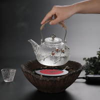 日式泡茶煮水壺全玻璃功夫茶茶具電陶爐自動斷電古法煮茶爐燒水壺