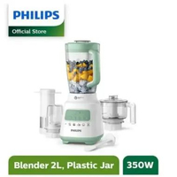 Blender Philips HR 2223 HR2223 Chooper Plastik 4 in 1 Garansi Resmi Hijau,Blender