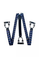 HAPPY FRIDAYS Adult Suit Jacquard Stretch Suspenders BD-A05