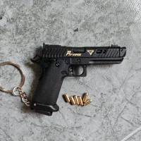 1:3 PIT VIPER G34 TTI Tactical Alloy Empire Mini Pistol Keychain Toy Gun Fidget Toy Shell Ejection Free Assembly Detachable