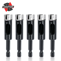 Dry Cut Drilling Core Bit Hex Shank 6-16mm Ceramic Tile Hole Saw Granite Marble Drill Bits Glass Hole Cutter Drilling Tool