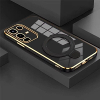 Casing untuk INFINIX INFINIX NOTE 50 NOTE 50 PRO Luxury Case free Ring Magnetic Holder