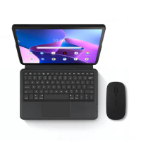 Keyboard Case For Lenovo Tab M10 Plus 3rd Gen 10.6" TB-125FU 128FU Tablet TouchPad Keyboard Case M10 Plus Gen 3 TB125F TPU Shell