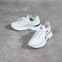 Givenchy Sepatu GIVENCHY SPECTRE RUNNER BLACK IVORY WHITE ZIP SNEAKER 100% ORIGINAL