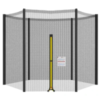 1.83/2.44/3.06/3.66M Trampoline Replacement Net Fence Enclosure Anti-fall Safety Mesh Netting Jumping Pad Fitiness Accessories