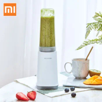 Xiaomi Blender portable Fruit food processor kitchen electric mixer hand juicer 280ML Fruit Cup Mini White Mixer for Travel