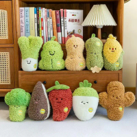 Creative New Claw Machine Doll Children's Toy Fruit and Vegetable Plush Toy Realistic Fruit Vegetabl