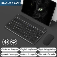Bluetooth Keyboard for Tablet Phone Laptop Accessories for iPad Keyboard and Mouse Wireless Keyboard for IOS Android Windows