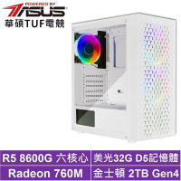 華碩B650平台[天運軍師B]R5-8600G/32G/2TB_SSD