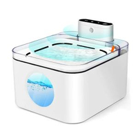 全城热卖 - 寵物智能感應飲水機鋰電 5200mah 出水濾棉淨水飲水器無線喂水器