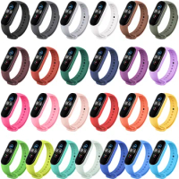 Bracelet Strap For Xiaomi Mi Band 4 Silicone Strap Smart Sports Bracelet For Mi Band 4 Breathable Wriststrap 12 Colors Strap