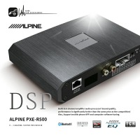 【299超取免運】M1L ALPINE PXE-R500 DSP音效處理器 無損安裝 藍牙連接 4路功放處理器 支持手機APP調音