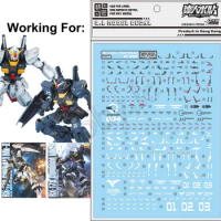 for MG 1/100 RX-178 Mk-II Mark 2 AEUG Titans ver 2.0 D.L Model Master Water Slide pre-Cut Caution Details Decal Sticker UC59 DL