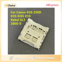 NEW For Canon EOS 250D / Rebel SL3 / 200D II/ SD Memory Card Reader Connector Slot Holder Camera Replacement Spare Repair Part