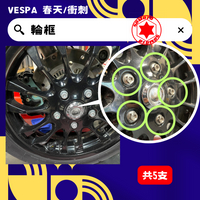 SOMOTO-台灣製造 VESPA偉士牌全車螺絲套裝組 白鐵/鍍鈦/鍍黑化《通用LX/春天/衝刺》卡鉗/避震/排氣管/避震/風扇