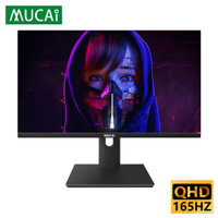 MUCAI 24นิ้ว Monitor 2K 165Hz IPS PC 144Hz Desktop Gamer Gaming หน้าจอคอมพิวเตอร์ QHD จอแสดงผล LCD Flat Panel 2560*1440 A2480S