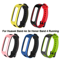 Bracelet Replacement Wristband Watch Band Wrist Watchband Soft Silicone Strap For Huawei Band 4e 3e 