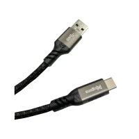 【Nugens 捷視科技】USB-A to TYPE-C 高速傳輸充電線3m(支援 i15)