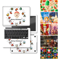 Universal Laptop Skin Sticker Vinyl 13.3"14"15.6"17.3" Stickers for Macbook pro/Lenovo/Msi/Hp/Acer Skins Christmas Decorate