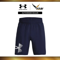 Under Armour Men's UA Tech⢠Woven Graphic Shorts (Midnight Navy / White) 1377139-410