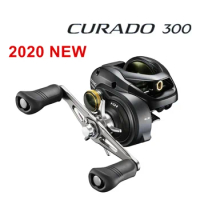 Fishing reel Curado 300K 301K 300hgk 301hgk gear ratio 6.6 Max drag 8kg low profile, new 2020