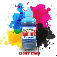 น้ำหมึกเติม Ink jet สำหรับเครื่องปริ้น Epson Light Cyan ปริมาณ 100ml.