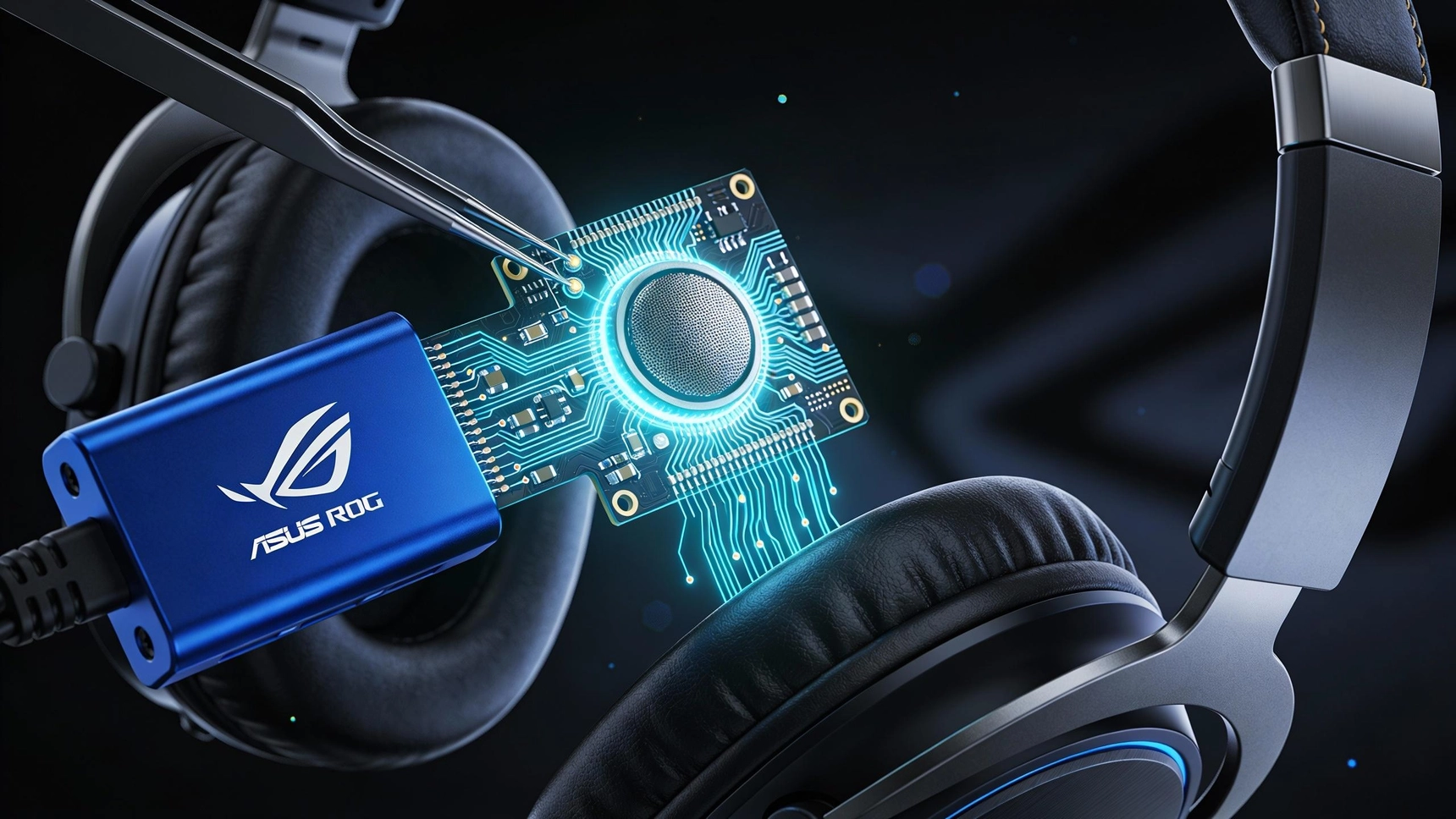 ASUS ROG Kithara ゲーミングヘッドセットがオーディオファイル級の